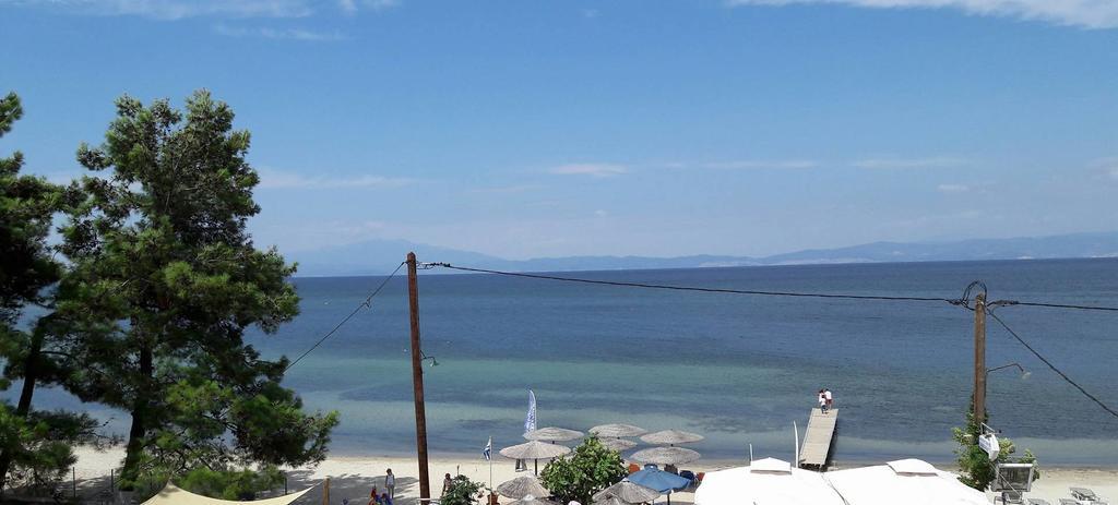 Sikoudis Gorgona Beach Skala Rachoni  Buitenkant foto