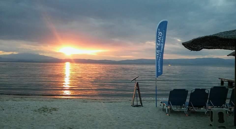 Sikoudis Gorgona Beach Skala Rachoni  Buitenkant foto